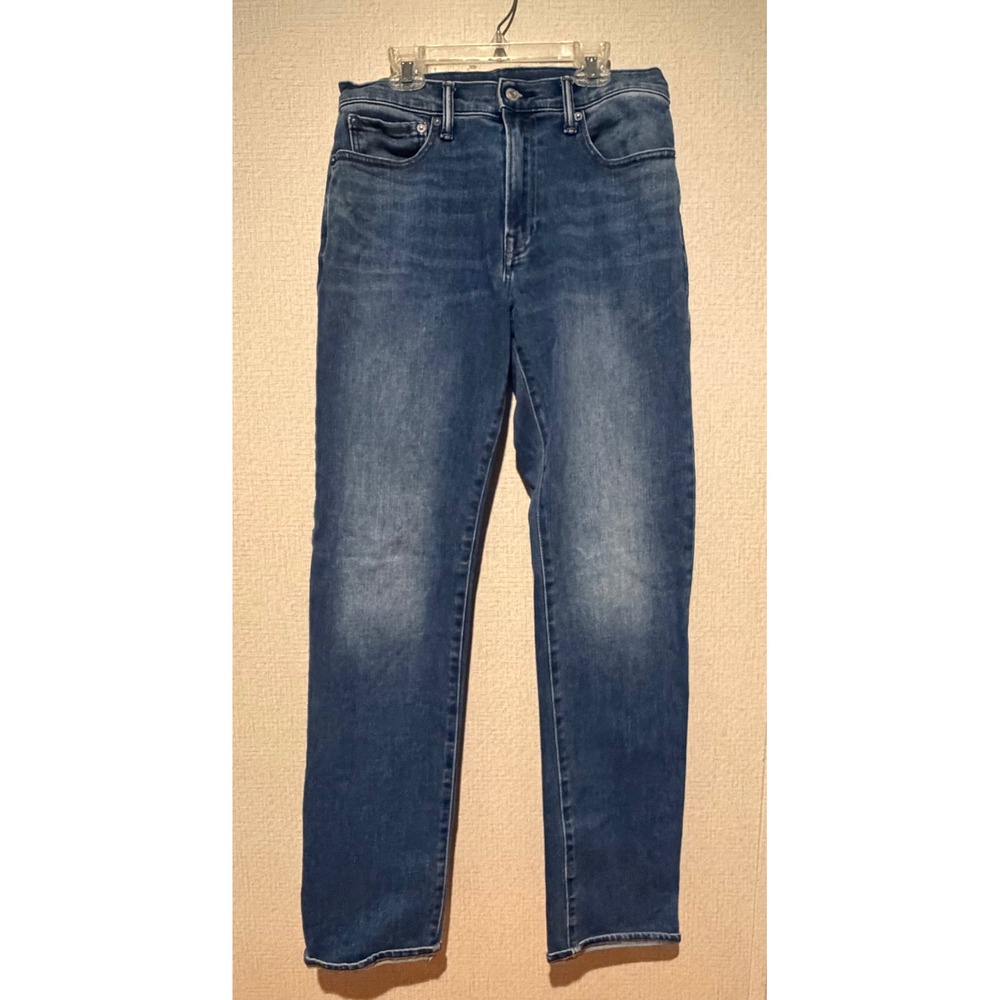 Gap Soft Wear Straight Leg Jeans Mens 31x34 Medium Wash Blue Denim